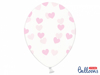 Picture of Clear balloons with pink hearts