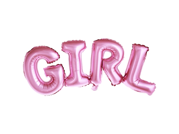 Picture of Foil Balloon GIRL pink