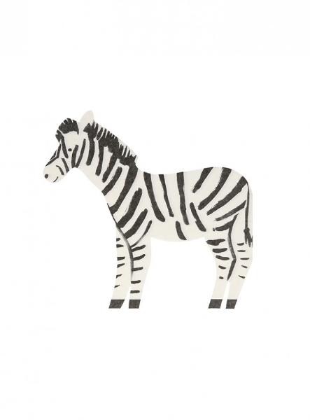 Picture of Paper napkins - Zebra (Meri Meri) (20pcs)