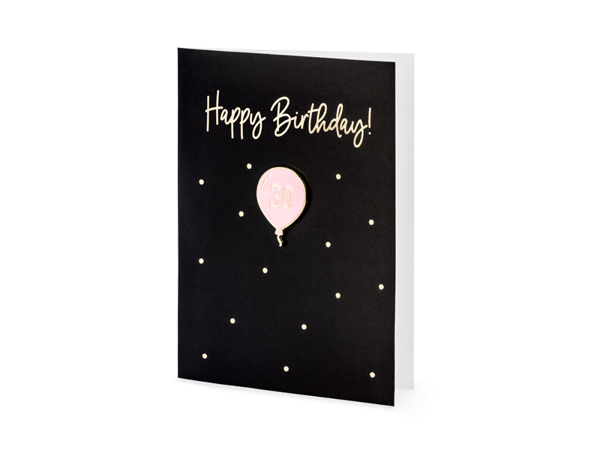 Picture of Card with enamel pin balloon - 30