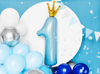 Γιρλάντα με μπαλόνια - Μπλε