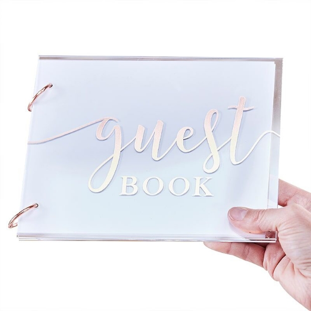 Picture of Wedding Guestbook (rose gold)