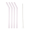 Picture of Pink Glass Reusable Straws (4pcs)