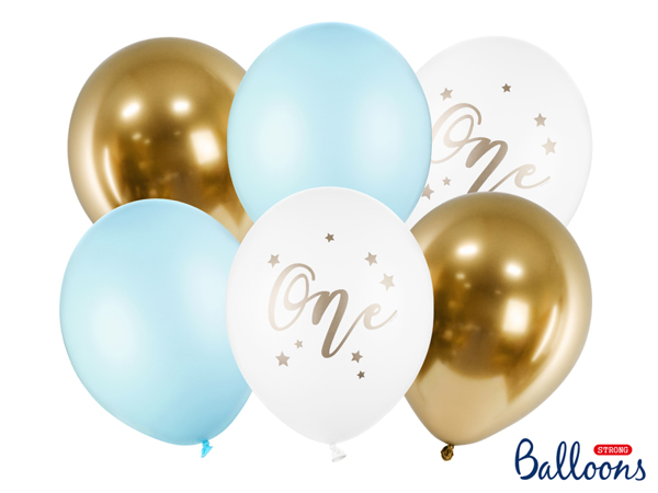 Picture of Balloons - One light blue (6pcs)
