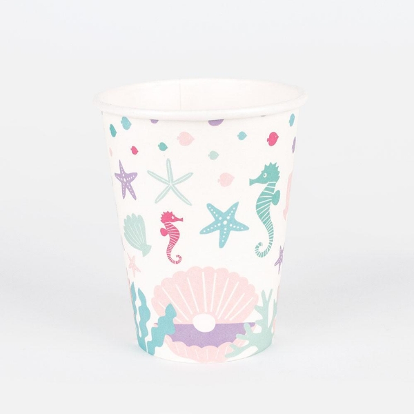 Picture of Paper cups - Mermaid (8pcs)