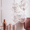 Μπαλόνια με κομφετί - Team Bride 
