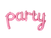 Μπαλόνι PARTY ροζ