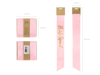 Picture of Bride squad Sash in pink - Satin 