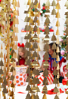 Picture of Foil Christmas trees Backdrop - Gold