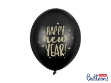 Εικόνα της Μπαλόνια μαύρα - Happy New Year (σετ 6)