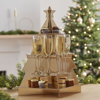 Picture of Christmas tree drinks and treat stand 