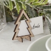Picture of Wooden tree Christmas place cards (6 pcs)