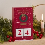 Picture of Countdown calendar - Red wooden Christmas door 