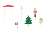 Διακοσμητικά sticks για γλυκά - Merry Christmas