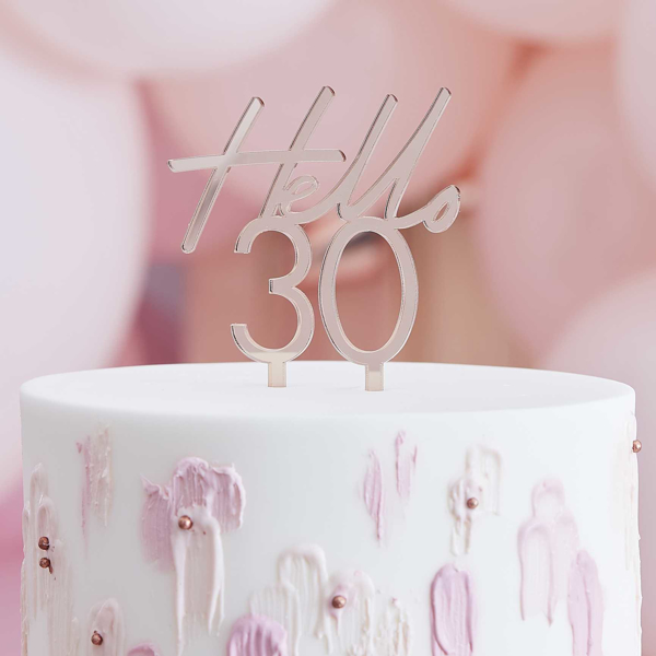 Picture of Cake topper - Hello 30