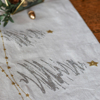 Picture of Linen table runner - Christmas trees