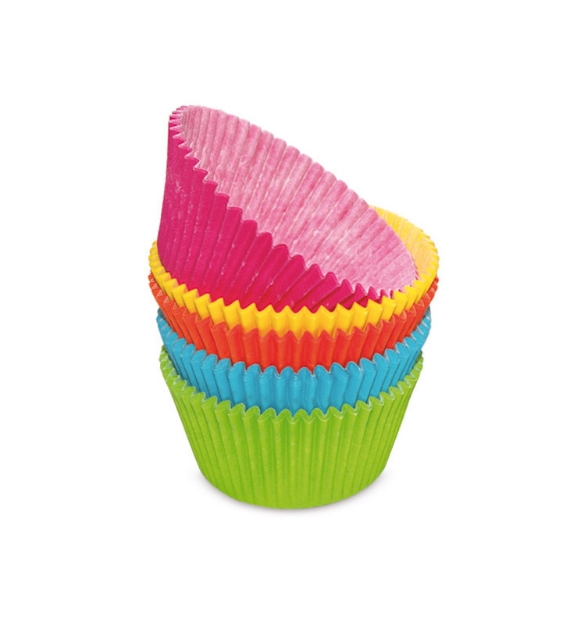 Θήκες για cupcakes σε 5 χρώματα (100τμχ)