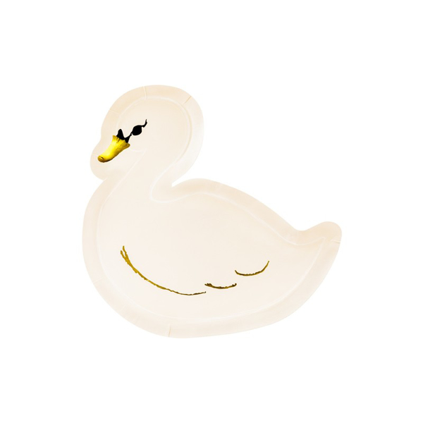 Picture of Side paper plates - Swan