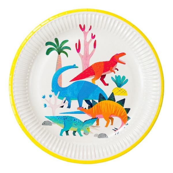 Picture of  Paper plates - Dino (8pcs)