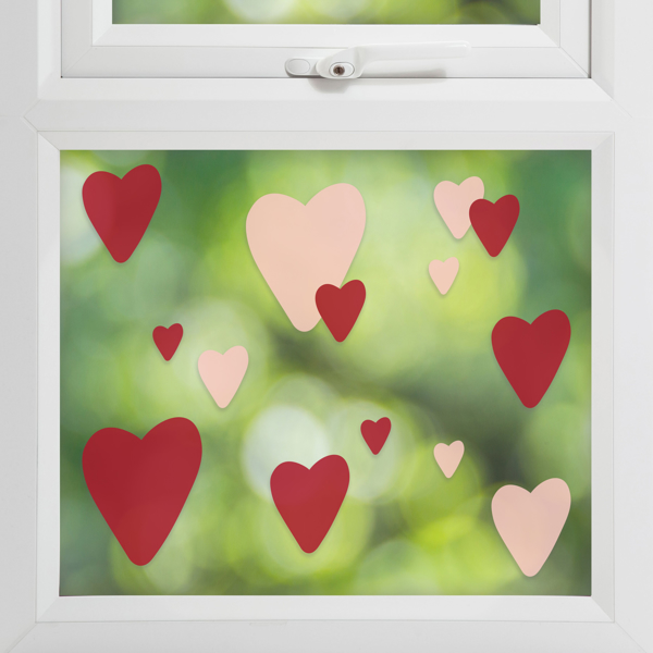 Picture of Window stickers - Hearts 