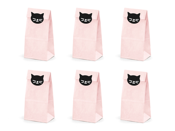 Picture of Treat bags - Cat (6pcs) (8cm L x 18cm H)