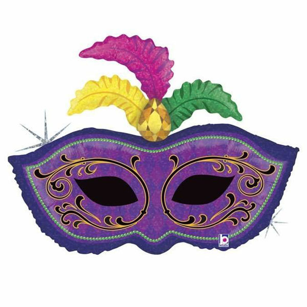 Picture of Foil Balloon Carnival mask