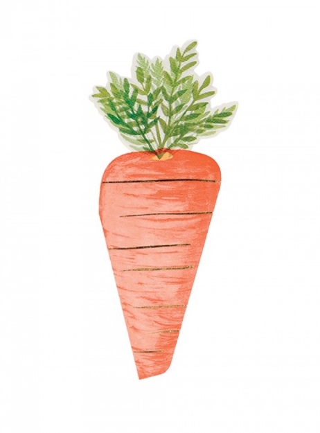 Picture of Napkins - Carrot shaped  (Meri Meri)