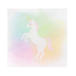Picture of Paper napkins - Rainbow unicorn (20pcs)