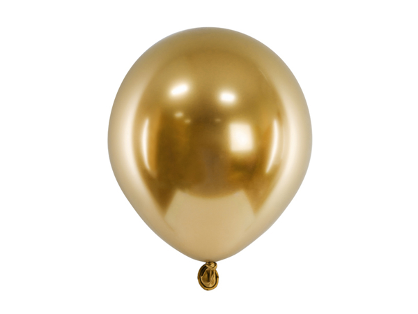 Picture of Μini balloons - Glossy gold (10pcs)