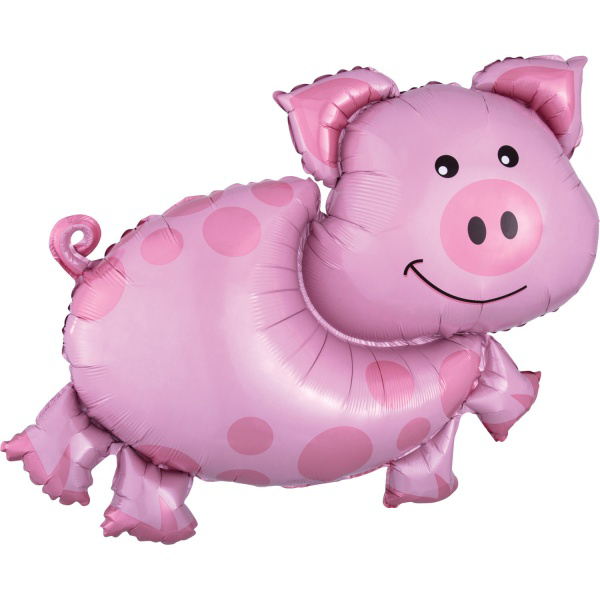Picture of Foil balloon Pig