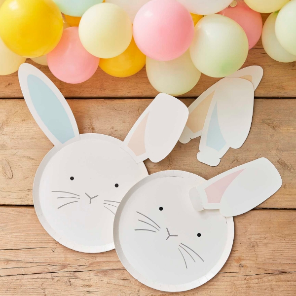 Picture of Paper plates - Bunny (8pcs)