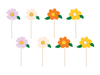 Διακοσμητικά sticks - Λουλούδια