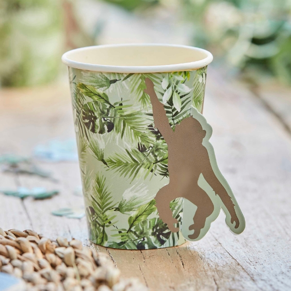 Picture of Paper cups - Monkey (8pcs)