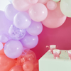 Γιρλάντα μπαλόνια (Κοραλί, λιλά, ροζ και mint)