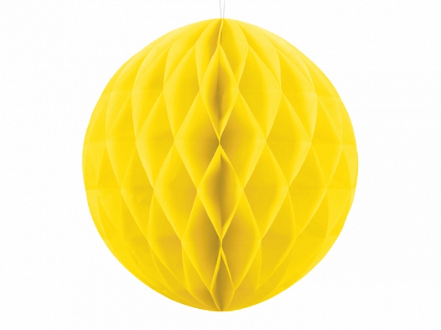 Χάρτινη μπάλα - Κίτρινη (30εκ)