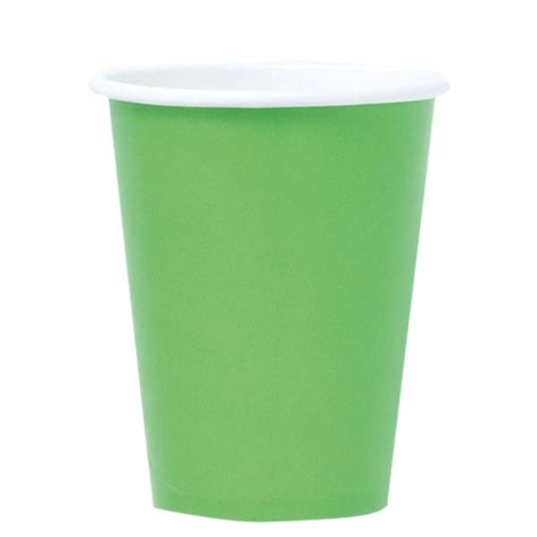 Χάρτινα ποτήρια - Πράσινο (8τμχ)