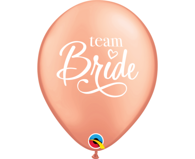 Μπαλόνια - Team Bride ροζ χρυσό (5τμχ) 