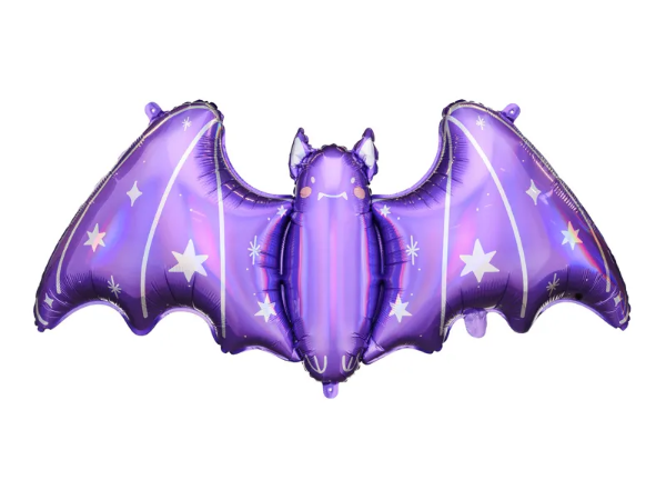 Picture of Foil Balloon purple Bat 119,5x51 cm