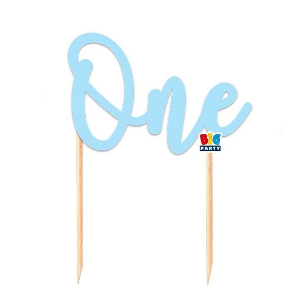 Picture of Cake topper - One blue