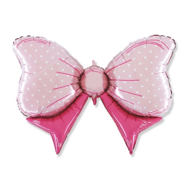 Picture of Foil balloon pink bow