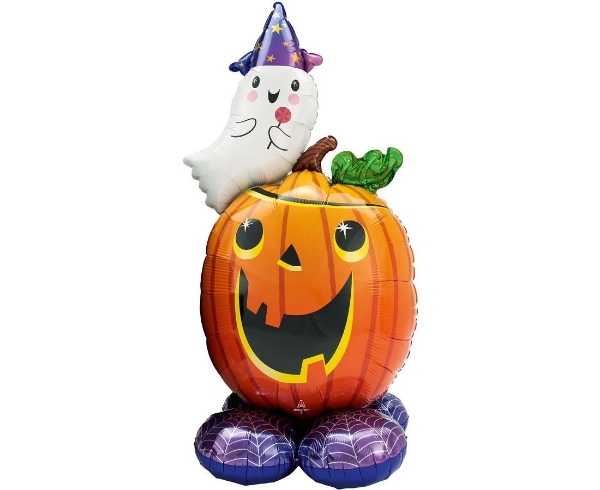 Picture of Large Foil Balloon - Pumpkin and ghost