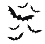 Picture of Window stickers - Black bats