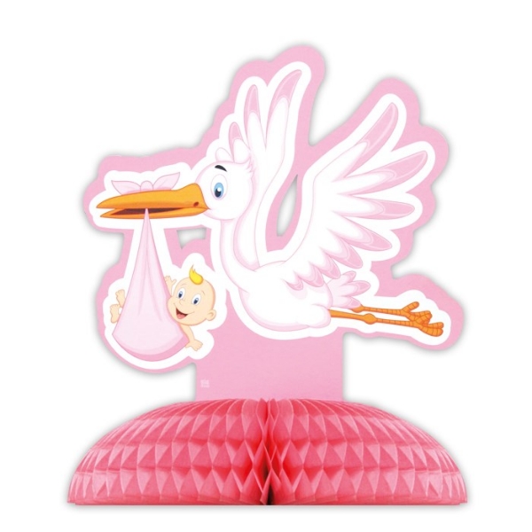 Picture of Centerpiece - Pink stork