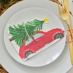 Χαρτοπετσέτες - Αυτοκίνητο με Χριστουγεννιάτικο δέντρο (16τμχ)