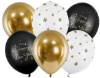 Picture of Mix balloons - Happy New Year (set of 6)