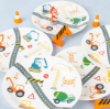 Picture of Dinner paper plates - Construction (8pcs)