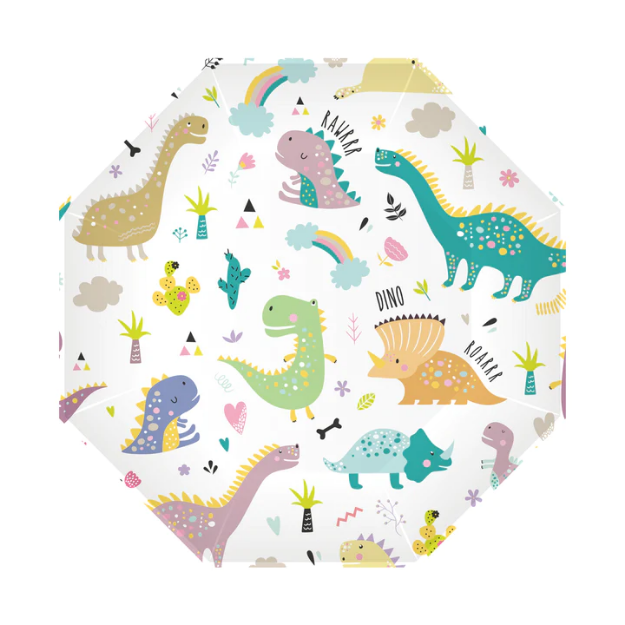 Picture of Dinner Paper plates - Baby Dinosaur (6pcs)