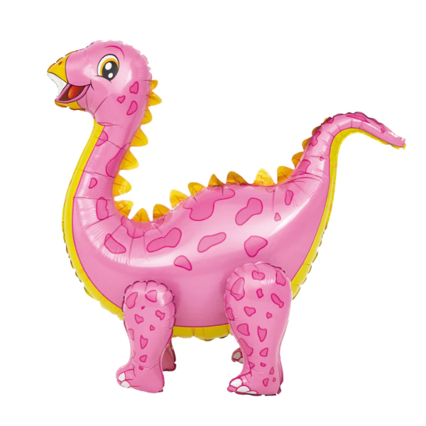 Picture of Balloon foil - Pink dinosaur (3D)