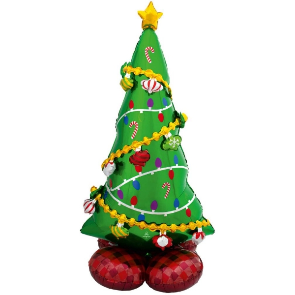 Picture of Large Foil Balloon - Christmas tree