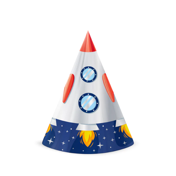 Picture of Party hats - Space (6pcs) 
